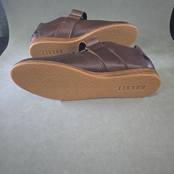 NOBULL Coffee Leather Lifter Weightlifting Shoes EUC Mens sz 16 Strap main image 7